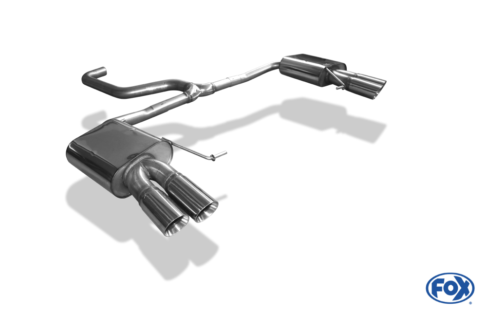 Fox Exhaust Seat Leon 5F ST - Cupra 300 Final silencer right/left - 2x80 Type 25 right/left