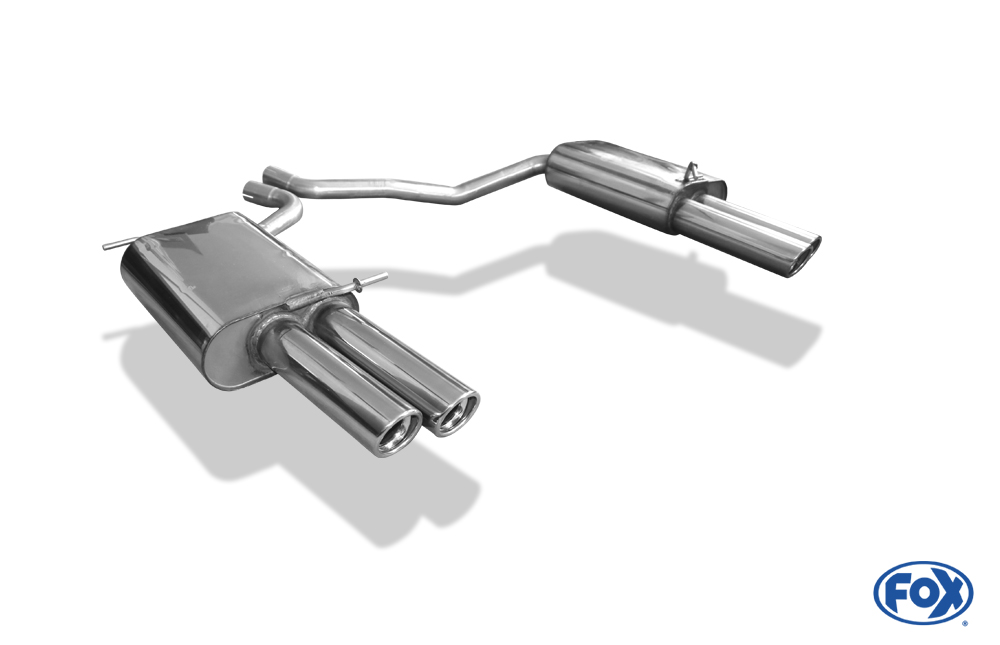 Fox Exhaust Seat Exeo 3R final silencer right/left single flow - 2x76 type 17 right/left