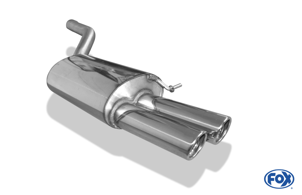 Fox Exhaust VW Jetta IV final silencer - 2x76 type 17