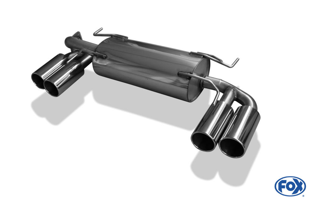 Fox Exhaust Subaru Impreza GRF 4x4 - WRX Final silencer cross exit right/left - 2x100 type 12 right/left