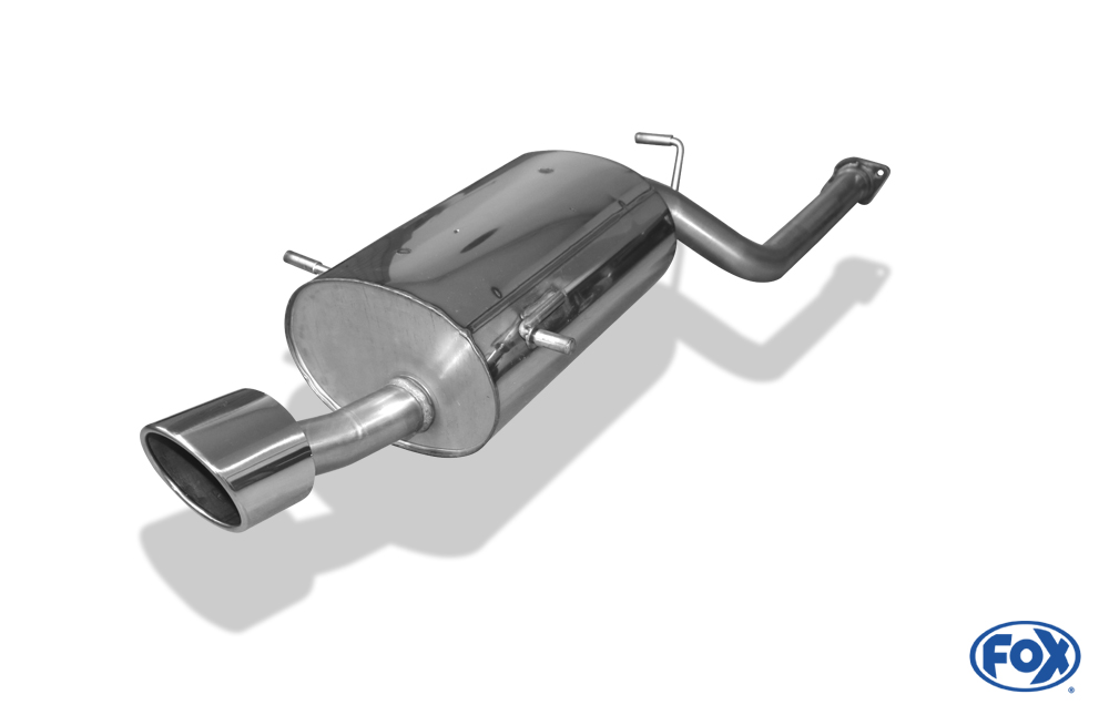 Fox Exhaust Subaru Forester - SG Final silencer - 129x106 type 32