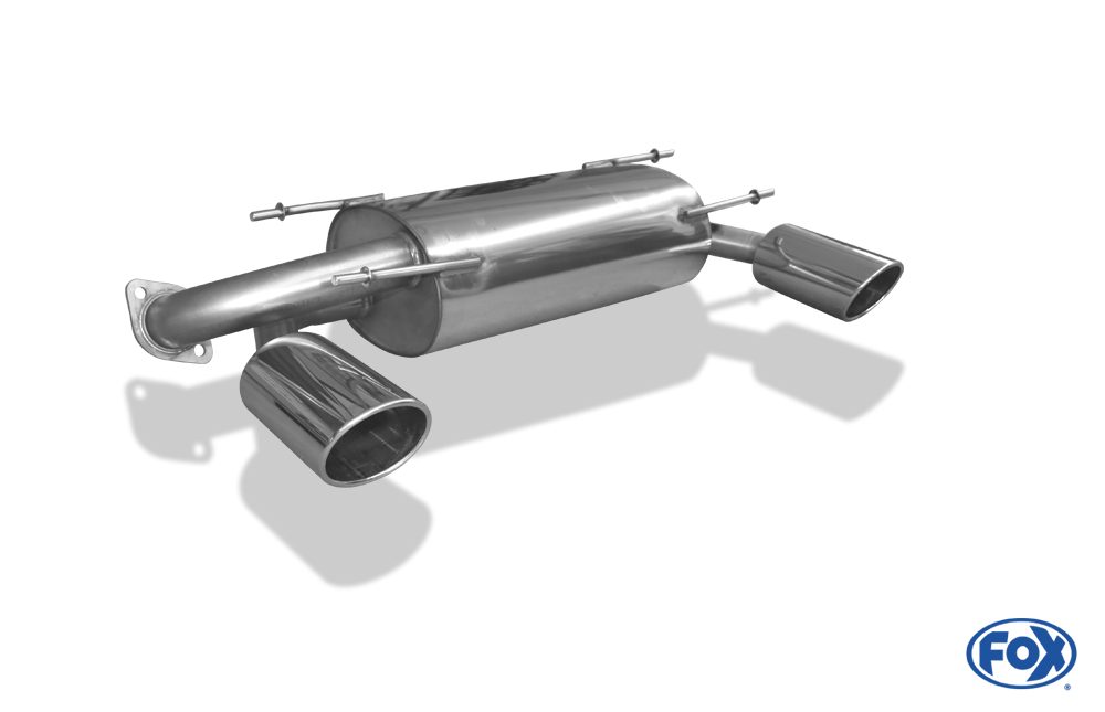 Fox Exhaust Subaru BRZ final silencer exit right/left - 129x106 type 32 right/left