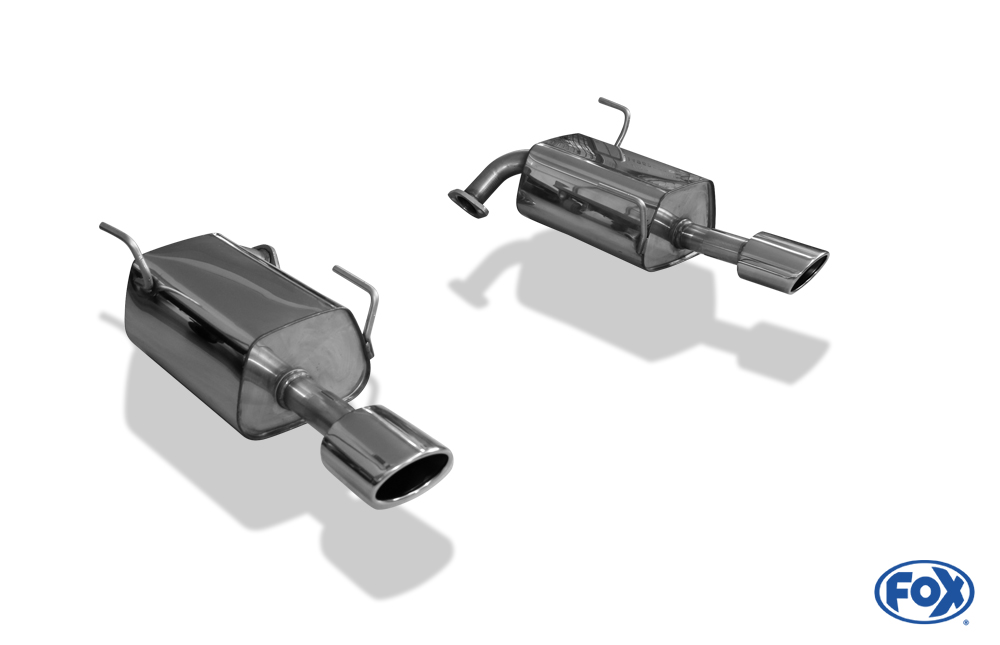 Fox Exhaust Subaru Levorg Final silencer right/left - 115x85 type 44 right/left
