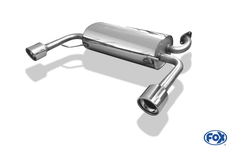 Fox Exhaust Suzuki Swift Sport III - SG final silencer exit right/left - 1x100 type 17 right/left