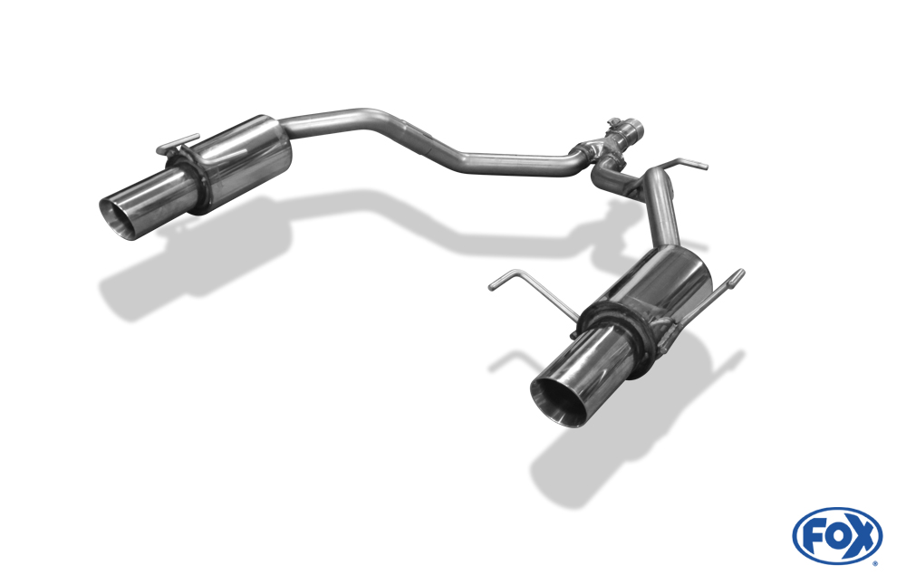 Fox Exhaust Suzuki Swift Sport IV - 4x4 final silencer exit right/left - 1x90 type 16 right/left