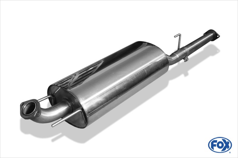 Fox Exhaust Toyota Hilux N25 - Double Cap mid silencer