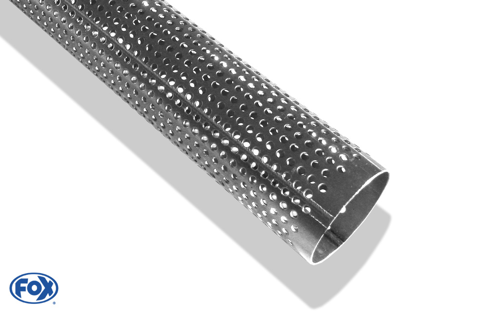 Fox Exhaust Perforated pipe variante 1 - Ø88,9mm  - lenght: 450mm