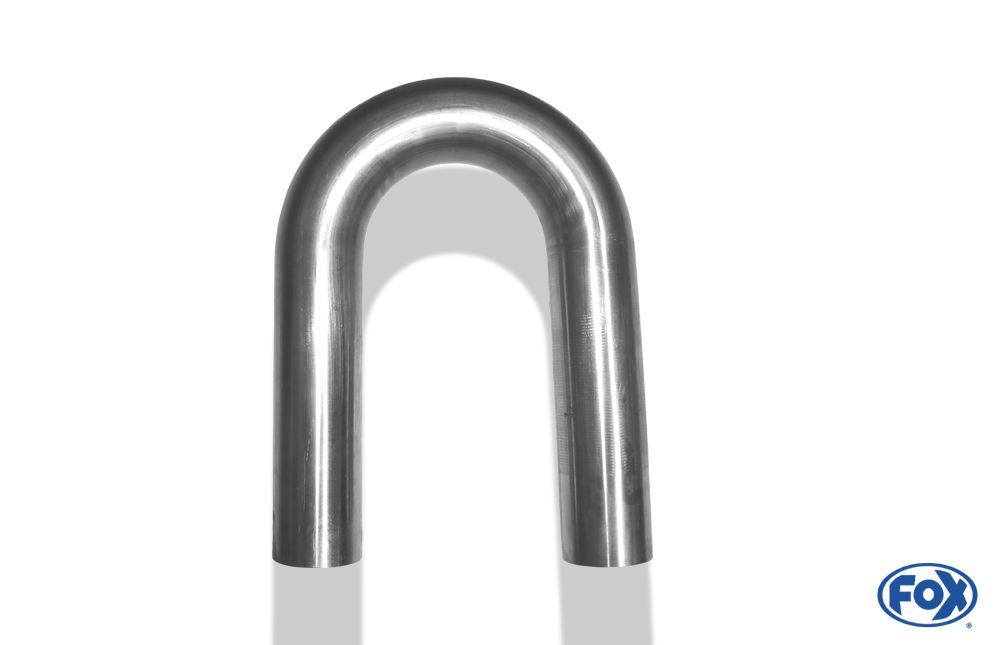 uni-rb80-180u Fox Exhaust universal tube bent 180° non widened - d1Ø 101,6mm - radius: 150mm - Imagen 1