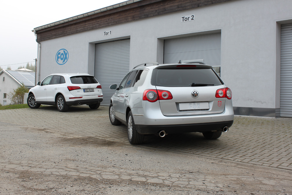 Fox Exhaust VW Passat 3C 4-Motion Final silencer right/left - 1x100 type 17 right/left