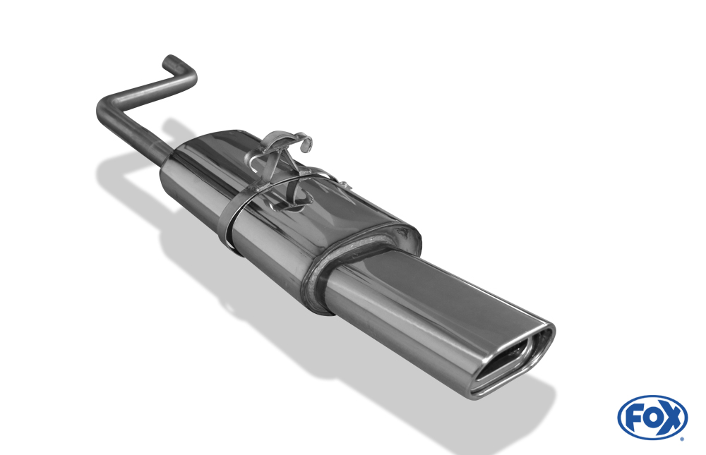 Fox Exhaust VW Polo 86C final silencer  - 135x80 type 53