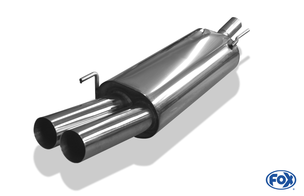 Fox Exhaust VW Golf IV Cabriolet final silencer - 2x76 type 10