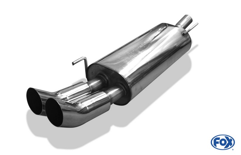 Fox Exhaust VW Golf III final silencer - 2x76 type 18