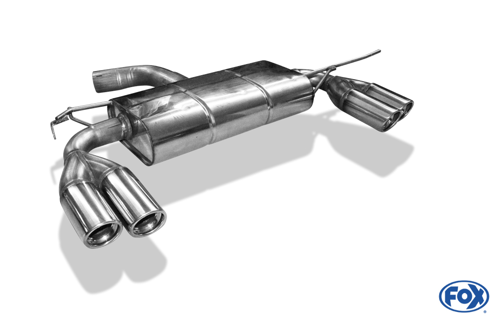 Fox Exhaust VW Golf V TSI final silencer exit right/left - 2x76 type 17 right/left