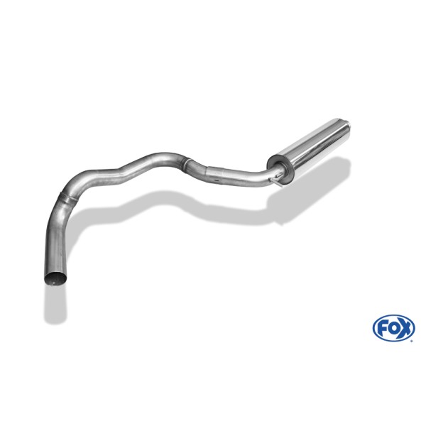 Fox Exhaust VW Golf VII - 1,2l (rigid rear axle) front silencer