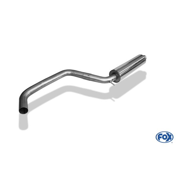 Fox Exhaust Seat Leon 5F (individual wheel suspension) front silencer