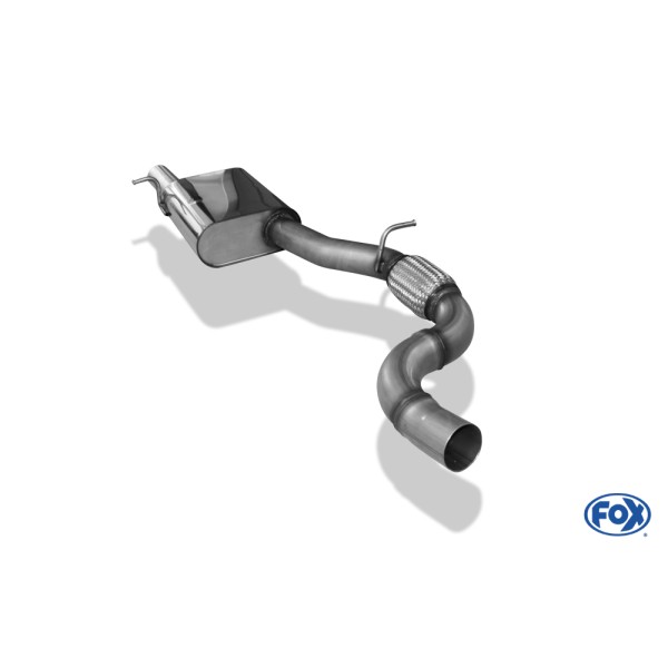 Fox Exhaust Audi A3 - 8V quattro front silencer