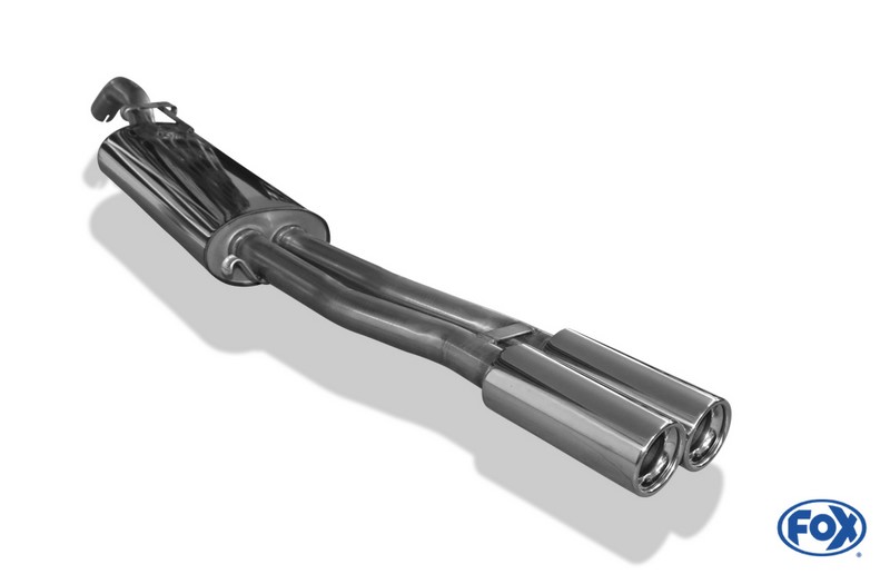 Fox Exhaust VW Jetta II 19E final silencer - 2x80 type 13