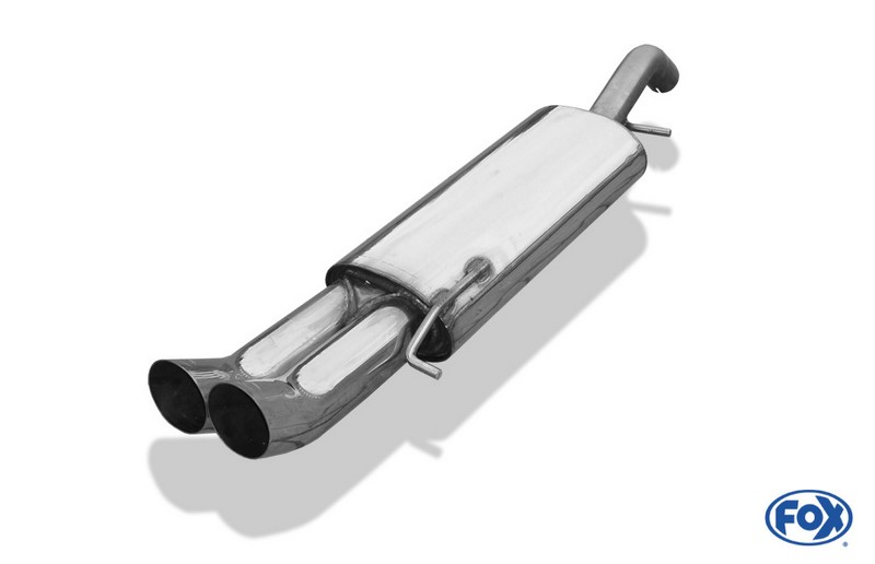 Fox Exhaust VW Corrado 16V/ VR6 final silencer - 2x76 type 18