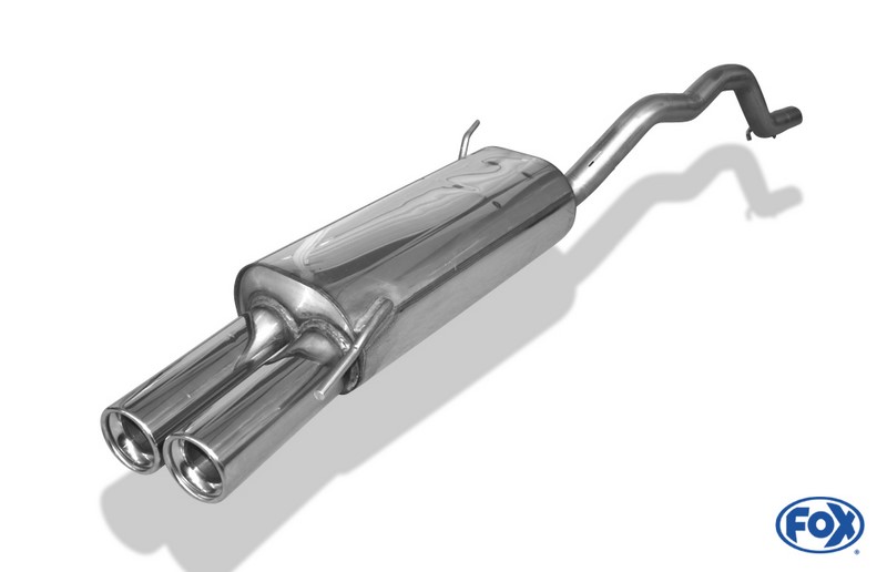 Fox Exhaust VW bus T4 Syncro final silencer incl. connection pipe with holder - 2x80 type 13