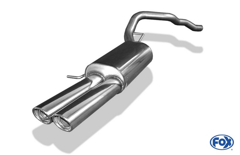 Fox Exhaust VW bus T5/T6 final silencer - 2x88x74 type 33
