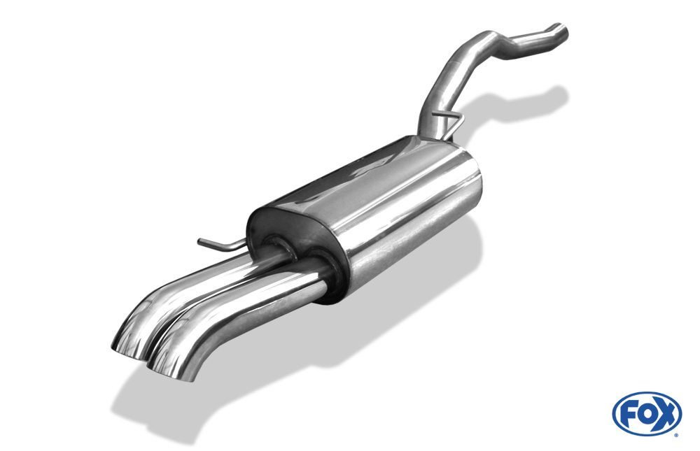 Fox Exhaust VW bus T5/ T6 final silencer - 2x63 type 28