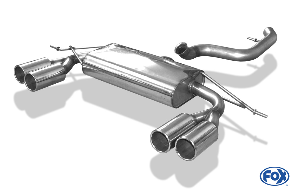 Fox Exhaust VW Tiguan final silencer exit right/left - 2x90 type 12 right/left