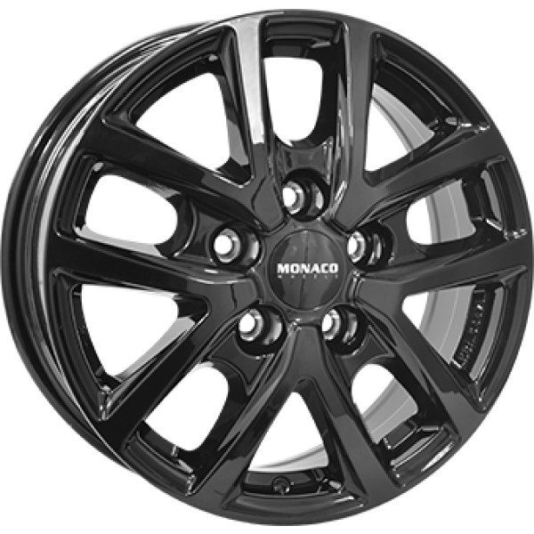 Llanta Monaco Wheels CL2T Gloss Black 6.5x16" 5x114.3 ET48 CB66.1