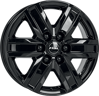 Llanta Rial TRANSPORTER 6 Gloss Black 7.0x17" 6x130 ET57 CB84.1