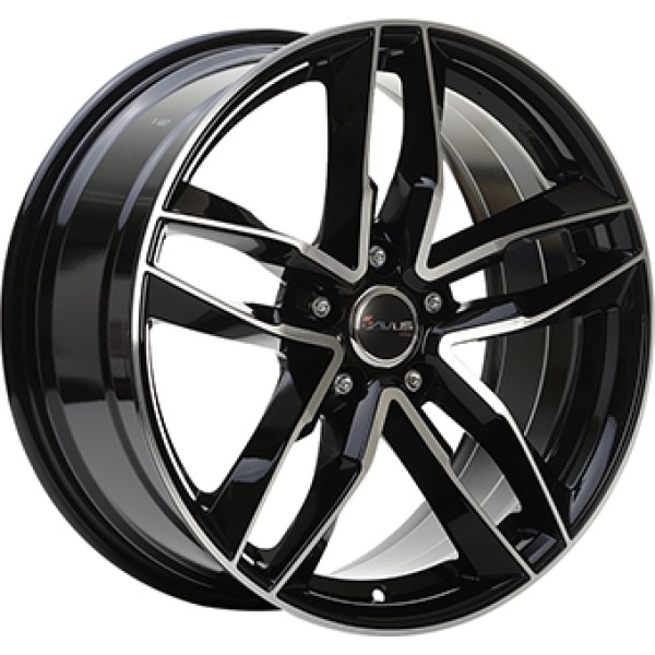 Llanta Avus AF16 Gloss Black / Polished 9.0x20" 5x112 ET45 CB66.4