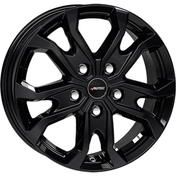 Llanta Autec KISO Gloss Black 6.5x16" 5x130 ET66 CB89.1