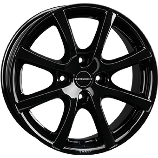 Llanta Borbet LV4 Gloss Black 6.5x15" 4x98 ET35 CB64