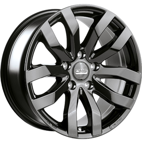 Llanta CMS C22 Gloss Black 6.0x15" 5x100 ET45 CB54.1
