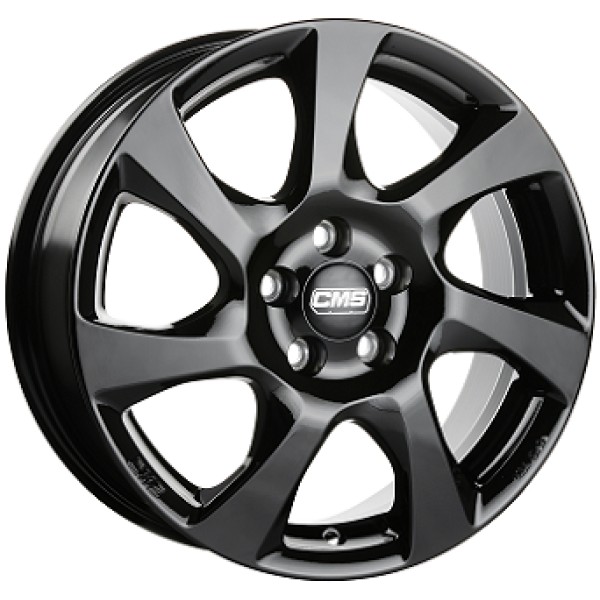 Llanta CMS C24 Gloss Black 6.5x16" 4x108 ET47 CB63.4