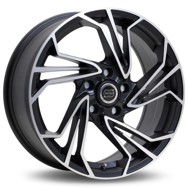 Llanta Infiny DS Satin Black Machined Face 7.5x17" 5x112 ET30 CB73.1