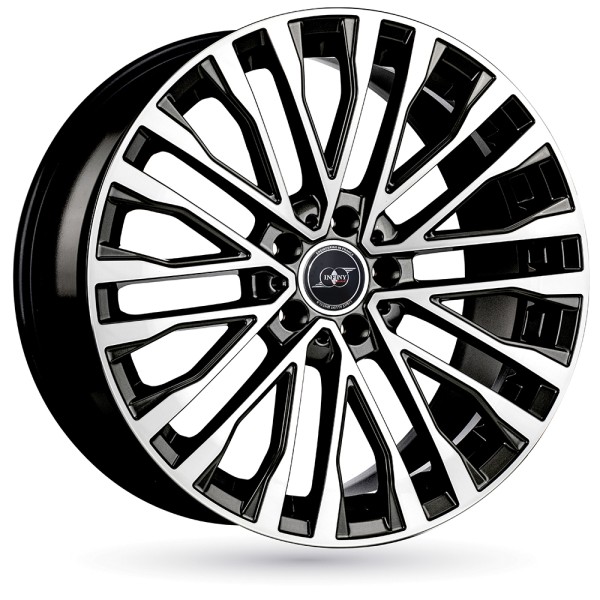 Llanta Infiny KAMENZ Shiny Black Machined Face 9.5x19" 5x112 ET48 CB66.5