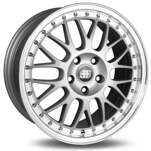 Llanta Infiny R1 LIGHT Silver Machined Lip 7.5x17" 5x108 ET42 CB73.1