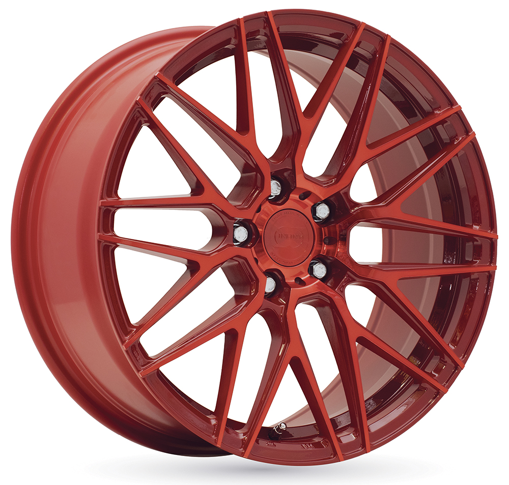 Llanta Infiny RX Anodised Red 8.0x18" 5x112 ET40 CB66.5