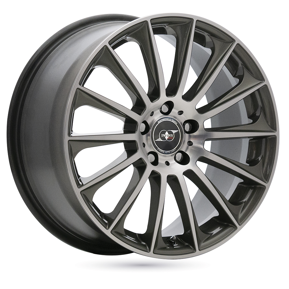 Llanta Infiny STUTTGART Gun Metal Machined Face 8.0x19" 5x112 ET35 CB66.5