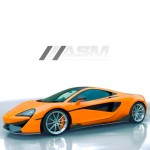 Faldones Laterales De Fibra De Carbono Preimpregnados En Seco Mclaren 570gt/570s