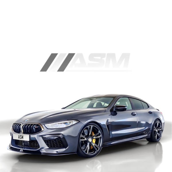 Divisor Delantero De Fibra De Carbono Pre-Preg Seco Bmw M8