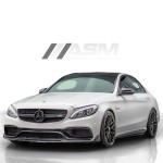 Mercedes C63 W205 Berlina/Familiar Divisor De Fibra De Carbono