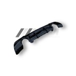 Bmw E92/E93 Difusor Trasero Negro Brillante Doble Escape