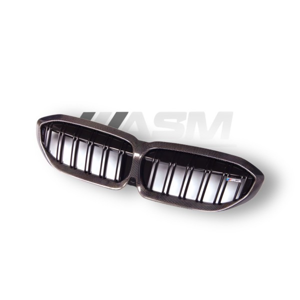 Bmw Serie 3 G20/G21 Rejillas De Doble Lama De Fibra De Carbono