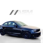 Bmw E82/E88 Divisor Delantero Abs Negro Brillante