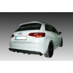 Difusor trasero Audi A3 8V Sportback (2013-2016) (Single Exhaust)