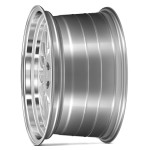 Llanta Ispiri CSR1D Silver Polished Lip 9.5x18" 5x112 ET42 CB66.56 - Imagen 2