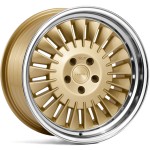 Llanta Ispiri CSR1D Vintage Gold Polished Lip 8.5x19" 5x112 ET42 CB66.56