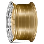 Llanta Ispiri CSR1D Vintage Gold Polished Lip 8.5x19" 5x112 ET42 CB66.56 - Imagen 2