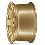 Llanta Ispiri CSR2 Vintage Gold Polished Lip 8.5x18" 5x100 ET35 CB57.1 - Imagen 2