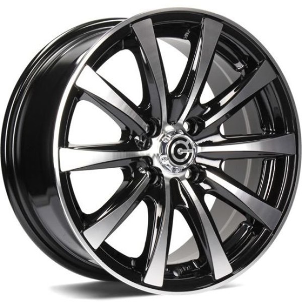 Llanta Carbonado Raven BFP-Black Front Polished 7.0x16" 5x118 ET40 CB71.6
